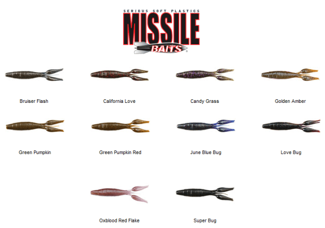 carta colors missile craw